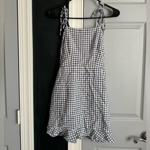 Gingham Abercrombie mini dress